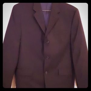 Mens Navy Calvin Klein Suit